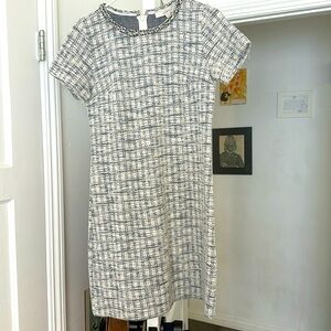Loft textured tweed stretch dress size 2